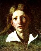 Theodore   Gericault tete de jeune homme Spain oil painting reproduction